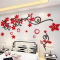 3D Acrylic Wall Stickers for Home Wedding Decoration